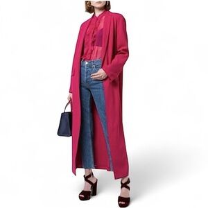 ❌SOLD❌Alice + Olivia Angela Long Coat in Raspberry